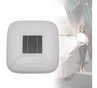 Solar Fully Automatic Car Cover, Remote Control Automatic Full, Electric Retractable Vehicle Shelter, Portable All Season Protection, for Sedan SUV MPV White 3XL