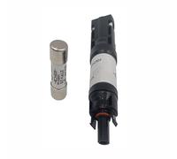 Solar Fuses, 10A 1000V PV Panel Diode Connector Male to Female IP67 Waterproof In-Line Fuse Holder for Solar Photovoltaic System