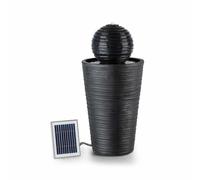 Solar Garden Fountain Home Decoration Water Tank 5 L 200 l/h 2 W LED Black