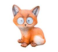 Solar Garden Foxs, Foxs Garden Ornament, Resin Foxs Statue, Outdoor Foxs Sculpture, Solar Garden Light, Foxs Silhouette Light, Charming Foxs Design Smart Solar Light for Patio Lawn Porch Balcony