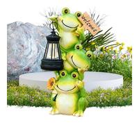 Solar Garden Light Frog Statue - Frog Statues Path Lamps LED Lantern - Solar Lantern Lights Outdoor Garden - for Walkway, Outside, Lawn, Courtyard, Pathway, Ground, Waterscape, Yard, Courtyard, Waters