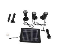 Solar Garden Light Water Resistant 2200mAh Solar Walkway Light for Garden Landscape Path Yard (RGB Color)