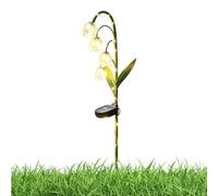 Solar Garden Lights | Automatic Flower Lighting Decor with Stake,Solar Pathway Lights,for Terrace Balcony Deck Porch Yard Lawn Patio Garden