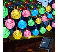 Solar Garden Lights Outdoor, 56ft/17M 100 LED Solar String Lights Waterproof, Solar Powered Crystal Ball Indoor/Outdoor Fairy Lights Decorative Lights for Garden, Patio, Yard, Parties (Multicolor)