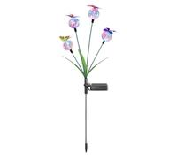 Solar Garden Lights - Smart Sensor Butterfly Outside Solar Lights | Ball Swaying Light | Waterproof Stake Light | Decorative LED Landscape Pathway Lamp for Garden Patio Pathway Decor
