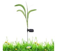 Solar Garden Lights Weatherproof Tall Artificial Shadow Accent Reed Grass