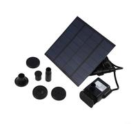 Solar Garden Pump with Four Nozzles for Outdoor Water Features, Solar Pump Suitable for Bird Baths and Fish Tank