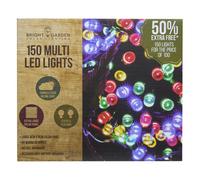 Solar Garden String Lights Decoration 150 Multicolour LED - 17.9m by Bright Garden