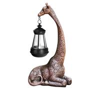 Solar Giraffe Lamps, Giraffe Lamp | Cute Giraffe Figure Lantern: Cute Resin Giraffe Statue Ornaments, Backyard Ornaments, Court Art For Birthday, Holiday, Hanging