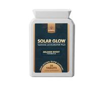 Solar Glow Beta-Carotene Tanning Daily Carotenoid Supplement 30 Tablets | Made in the UK, Daily Supplement, Carotenoid Formula