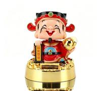 Solar God of Wealth Figurine, Swinging Car Dash Ornament, Feng Shui Gift