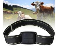 Solar GPS Animal Tracker for Cattle, Sheep & Horses, Waterproof Livestock Locator with Real-Time Positioning & Historical Route, Anti-Lost Tracking Device for Farm Animals