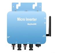 Solar Grid Tie Inverter 600W 800W Pure Sine Wave For MPPT with WiFi Connectivity for Home and Outdoor Use (600W)