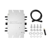 Solar Grid Tie Micro Inverter Self Cooling IP65 WVC 1200W 100V-240V Solar Micro Inverter for Home Power Generation System
