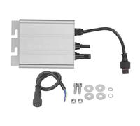 Solar Grid Tie Micro Inverter with MPPT and Pure Sine Wave Output - 120V AC Auto Identification - IP65 Aluminum Alloy Housing - Efficiency up to 93 Percent for Small Solar (300W)