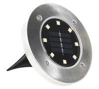 vidaXL 8x Solar Ground Lights LED Lights RGB Colour Garden Outdoor Floor Light