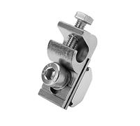 Solar Grounding Clamp PV Mounting Clamp, Aluminum Alloy M6 Lug for Electrical Safety Earthing, 10Pcs Set Compatible with Aluminium Rails, Solar Panel Accessories for Roof Mounting Systems