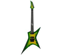 Solar Guitars X1.7FRLB Lime Burst Matte