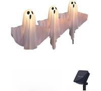 Solar Halloween Lights 60cm Spooky LED Garden Stake(Five)