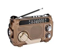 Solar Hand Crank Emergency Radio with Waterproof Bluetooth Speaker, with AM FM SW Solar Wind Flas Portable Radio, Up Powered