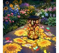 Solar Hanging Garden Lights Artificial Sunflower LED Fairy String Lights