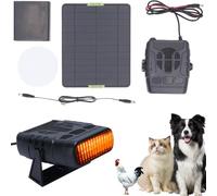 Solar Heater For Greenhouse,Portable Solar Heater For Chicken Coop,Solar Panel Heaters With Overheating Protection For Car Chicken Kitten Puppy Pets