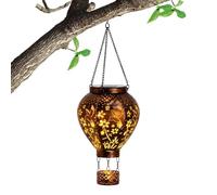 Solar Hot Air Balloon Lantern - 5V Metal Garden Light