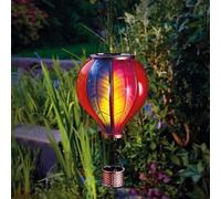 Solar Hot Air Balloon Garden Light, 62 cm, Rainbow Panels, 20 LED, Automatic Dusk Sensor