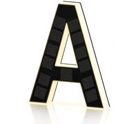 Solar House Numbers for Outside, 23cm Lighted Address Sign with LED Illuminated Numbers, IP65 Waterproof Solar Address Plaque, Dusk to Dawn House Number Sign for Front Door, Fence, Mailbox (A)