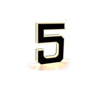 Solar House Numbers for Outside Light Up, Address Numbers for House, Individualized Water-proof Led Illuminated Modern Address Signs for Outside, Solar Lighted Signs for Exterior