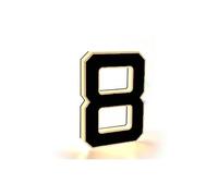 Solar House Numbers for Outside Light Up, Address Numbers for House, Individualized Water-proof Led Illuminated Modern Address Signs for Outside, Solar Lighted Signs for Exterior