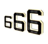 Solar House Numbers: IP44 LED Backlit Address Sign for Yard Mailbox