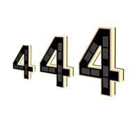 Solar House Numbers: IP44 LED Backlit Address Sign for Yard Mailbox