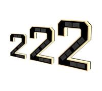 Solar House Numbers: IP44 LED Backlit Address Sign for Yard Mailbox