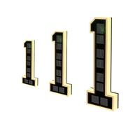 Solar House Numbers: IP44 LED Backlit Address Sign for Yard Mailbox