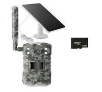 Solar Hunting Trail Camera PIR Motion Detection Wildlife Camera IR Night Vision Device(Version Add 128G)