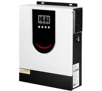 Solar Hybrid Inverter 2KW DC12V/24V/48V to AC230V Off-Grid Pure Sine Wave with MPPT Solar Charger for Home RV Camper Shed