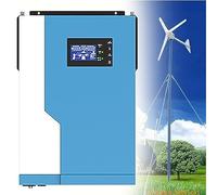 Solar Hybrid Inverter with MPPT Controller, Pure Sine Wave, AC Charger, Overload Protection for Home and Outdoor Power Solutions
