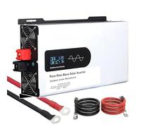 Solar Inverter, 5000W Pure Sine Wave Power Inverter, DC 12V/24V/48V to AC 110V/220V Voltage Converter for RV, Outdoor, Camping
