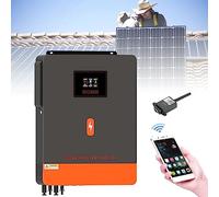 Solar Inverter 8.2KW/10.2KW, On/Off Grid, Max PV 500VDC, DC to AC 220-240V, Remote App Control, Charger 160-180A, Anti-Dust Kit, WiFi