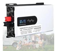 Solar Inverter Charger, 5000W-12000W Peak Power, DC 12V/24V/48V/60V/72V/96V to AC, Pure Sine Wave, LCD Display for Home/RV/Truck/Camping