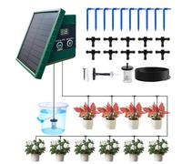 Solar Irrigation System Kit, Automatic Watering System, Garden Watering System, Solar Drip Irrigation System With 10m Hose, Watering Systems For Outdoor Plants, For Outdoor Indoor Balcony Greenhouse