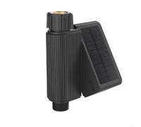 Solar Irrigation Valve, For Tuya Smart WiFi Solar Sprinkler Timer Water Valve IP65 Waterproof Automatic Watering System with App & Voice Control