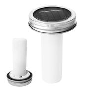 Solar Jar Lights Outdoor,Yard Lamp Solar Power - Waterproof LED Lamp for Courtyard Terrace Patio, Outdoor Garden Lighting Device