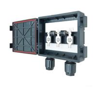 Solar Junction Box, PV Module Box, IP65 for 50W-120W Panels | Solar Junction Box for 6a 50W-120W, IP65 Waterproof PV Junction Box with 1000V DC for Solar Panel