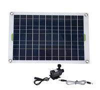 Solar Kit 12V, 800L/H DC Brushless Fountain Pump with Solar Panel for Garden Pond, Bird Bath, Outdoor Water Feature