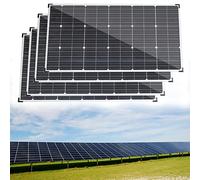 Solar Kit 400W with 2 Flexible Monocrystalline Panels and 40A Solar Controller for 12V Battery Charging, Suitable for Boats, Cars, and Caravans