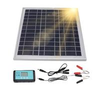 Solar Kit - Solar Trickle Charger Maintainer - Charging Kit with Controller for Automotive Tractor Marine Trailer Truck RV Boat Snowmobile