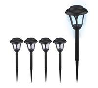 Solar lamps outdoor lanterns LED Pathway Lighting Twilight Sensor Ground Spike