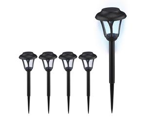 Solar lamps outdoor lanterns LED Pathway Lighting Twilight Sensor Ground Spike